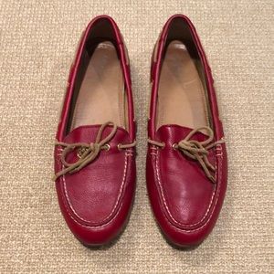 Sperry Drivers Loafer/Moccasins Red 9